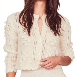 Loveshackfancy Cream Gigi Cardigan